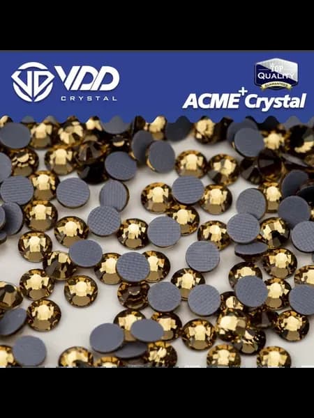 Стразы стеклянные ACME+Series, 007 Lt.C.Topaz