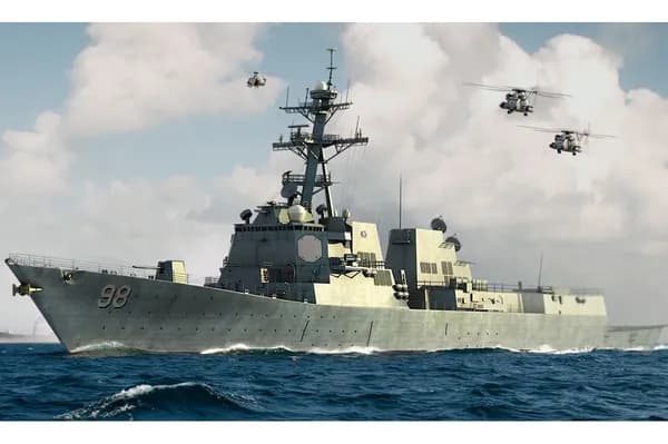 HobbyBoss 83414 1/700 DDG-98 ВМС США Форрест".Эсминец с управляемыми ракетами "Шерман" Модель сборки судна