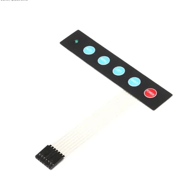 1x5 для матричного массива LED 5 для клавиатуры с мембранными переключателями