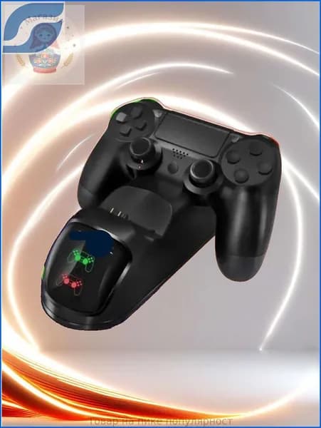Зарядная станция TP4-889 для двух геймпадов PS4, с быстрой зарядкой и индикацией