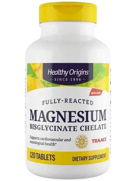 Биологически активная добавка к пище Magnesium bisglycinate (Магния бисглицинат хелат). 120 таблеток