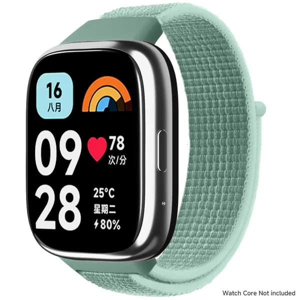 Нейлоновый ремешок, подходящий для Redmi Watch 3 Lite/Watch 3 Active, с пряжкой-петлей и застежкой-липучкой, легкий и удобный.