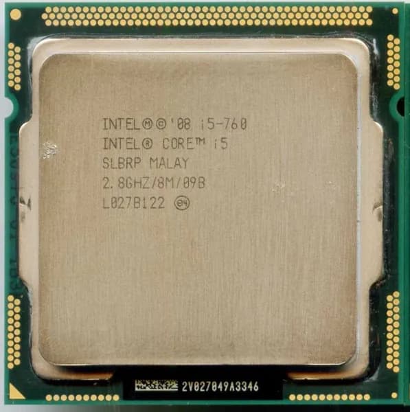 Intel Процессор Core i5-760 SLBRP OEM (без кулера)