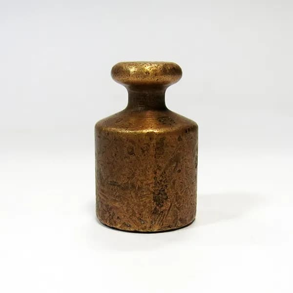 Гирька торговая метрическая 200 г (3 поверочных клейма), СССР, 1925 г.