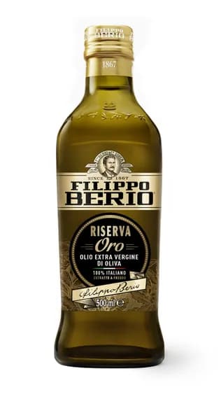 Масло оливковое Filippo Berio Extra Virgin Reserva ORO, нерафинированное, 0,5 л
