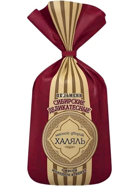 Пельмени "Сибирские деликатесные", 800г "МД Халяль"