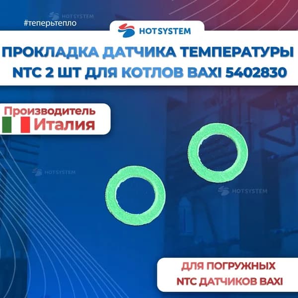 Прокладка датчика температуры Baxi NTC 2 штуки 5402830