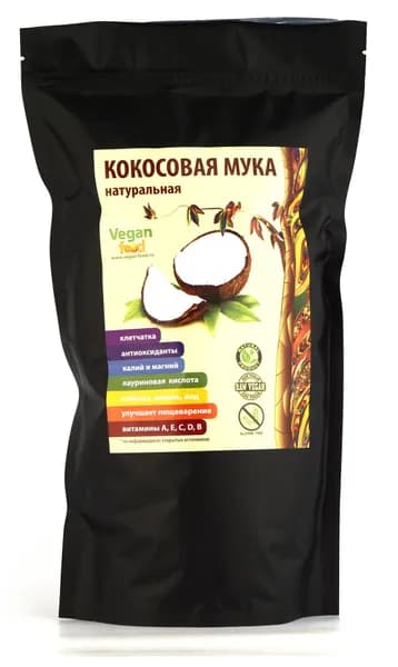Мука кокосовая Vegan Food 900 г.