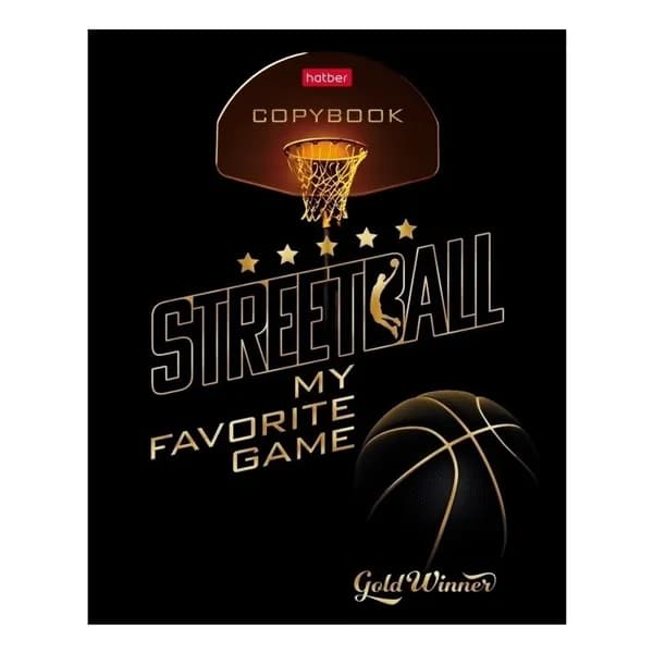 Тетрадь Hatber Streetball 48 листов А5 на скобе в клетку