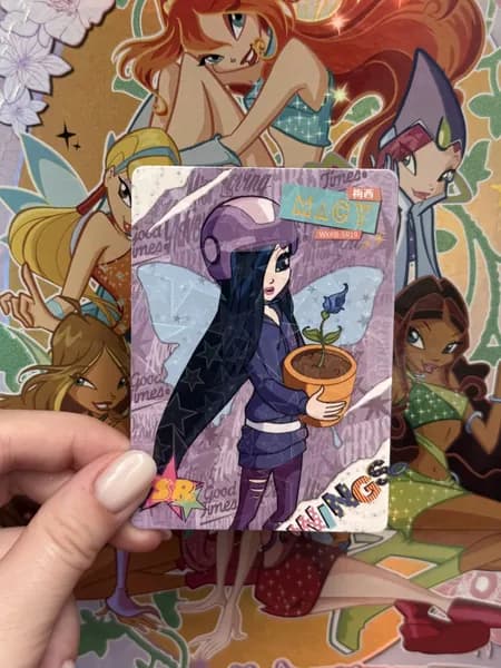 Коллекционная карточка винкс Winx ранг SR Macy 2025