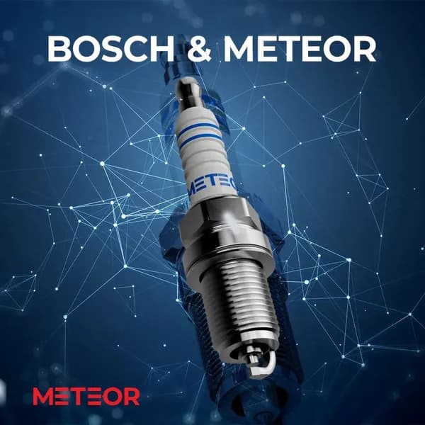 Свееча зажигания SA226 METEOR (BOSCH) blue line (FR8KC+/0242229798)на MERCEDES-BENZ, NISSAN, TOYOTA