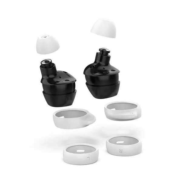 Силиконовые амбушюры для беспроводных Bluetooth-наушников Samsung Galaxy Buds и Galaxy Buds+ белые