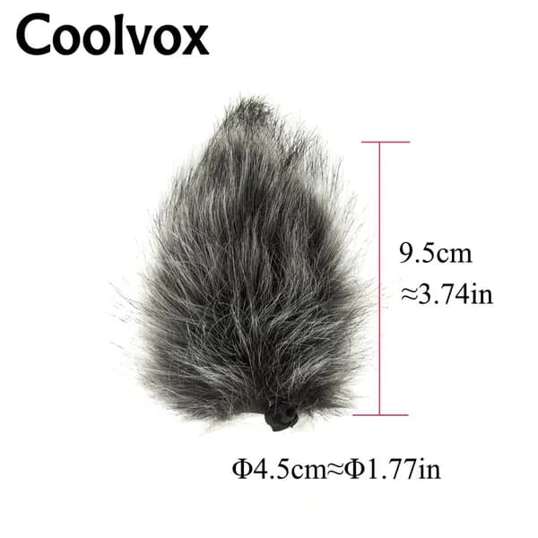 coolvox Аксессуар для микрофона для живого вокала Микрофонный чехол для микрофона, ветрозащитный свитер с пенопластовым покрытием, черный
