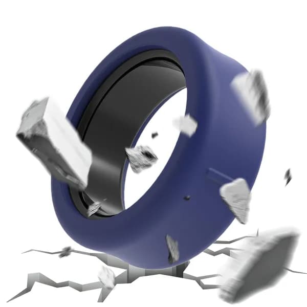 Чехол для умного кольца Oura Ring 5 из силикона, тёмно-синий, размер S