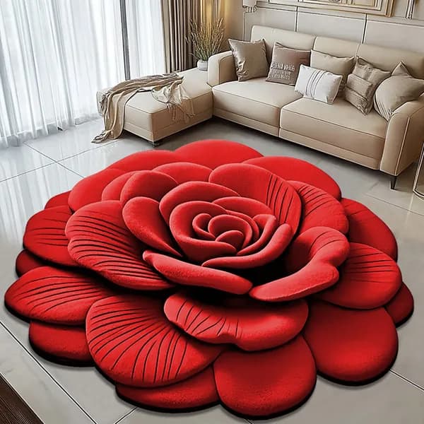 Ковер дорожка Роза 40x40 см