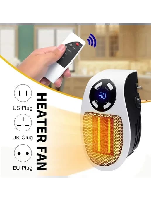 Обогреватель с вентилятором, US Plug