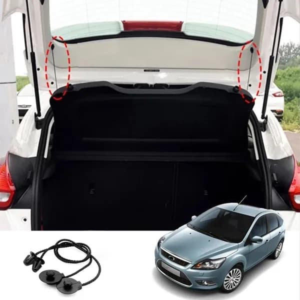 2 ремни для крепления багажной полки в багажнике (поддон) для Ford Focus Hatchback 2012-2017