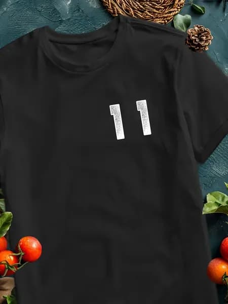 Футболка с цифрой "11" лучший номер
