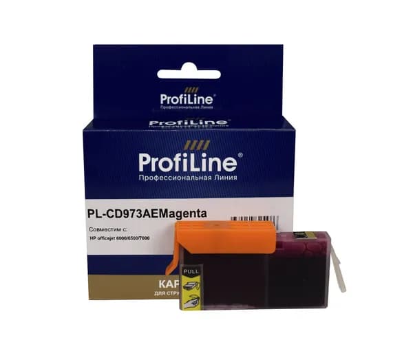 Картридж для струйного принтера HP 920XL CD973AE ProfiLine для HP OfficeJet-6000/6500/7000/7500, увеличенной емкости, цвет пурпурный