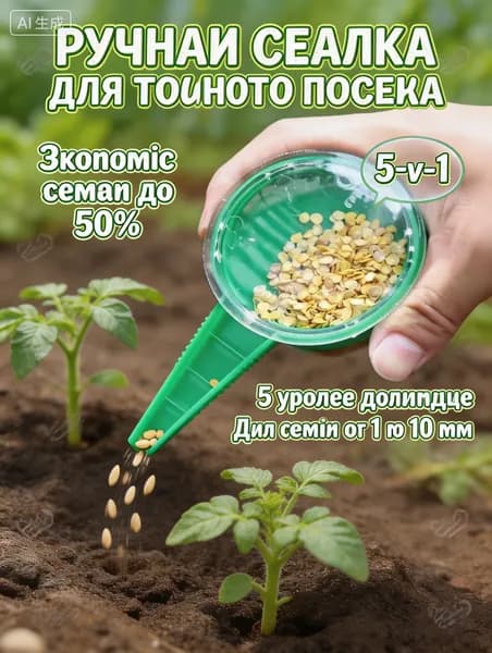 Совок садовый, рукоять Пластик
