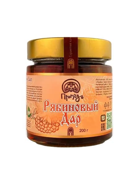 "Рябиновый Дар" варенье из рябины 200 г