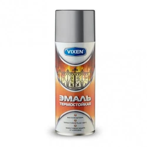 Vixen Аэрозольная краска, 0.52 л, 0.5 кг, серебристый