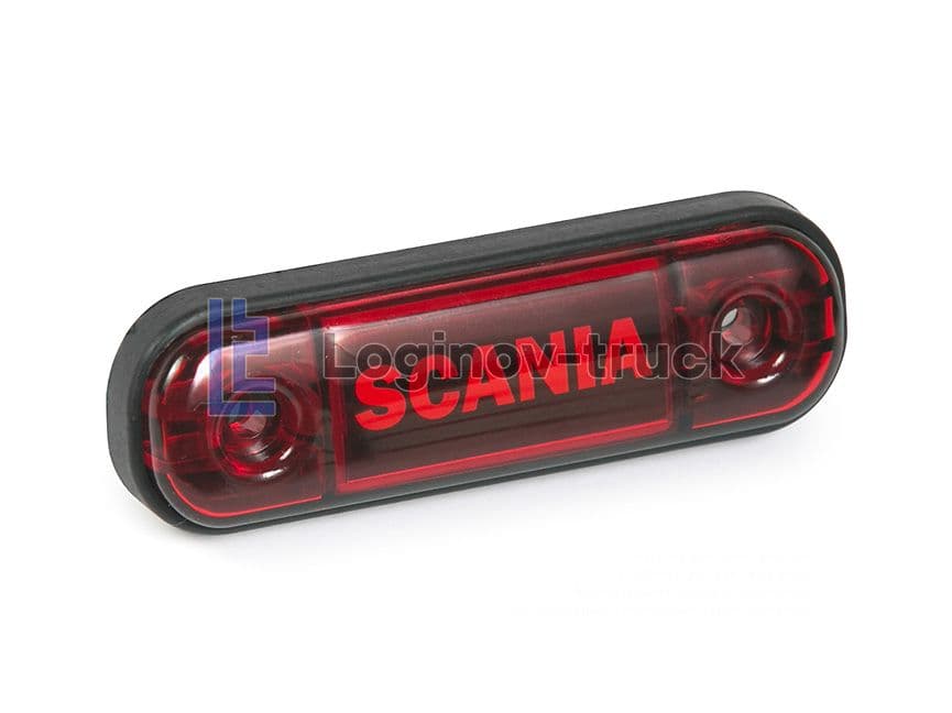 Габарит светодиодный mini neon led scania красный 24v (26751)