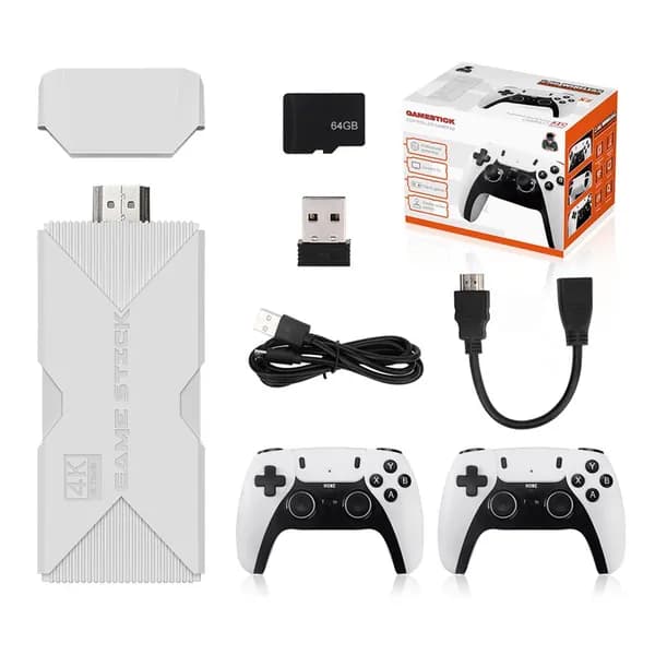 видеоигра P5 с поддержкой 4K, 37000+ игр, белый цвет