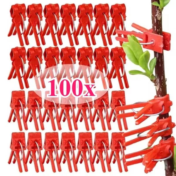 Колышек, скоба садовые, Пластик, 100 шт