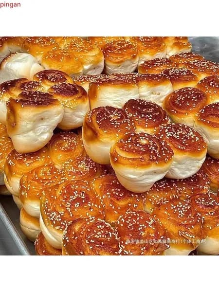 Хрустящий медовый хлеб с начинкой из красной фасоли, рваный хлеб с хрустящей корочкой, партия для завтрака и перекуса
