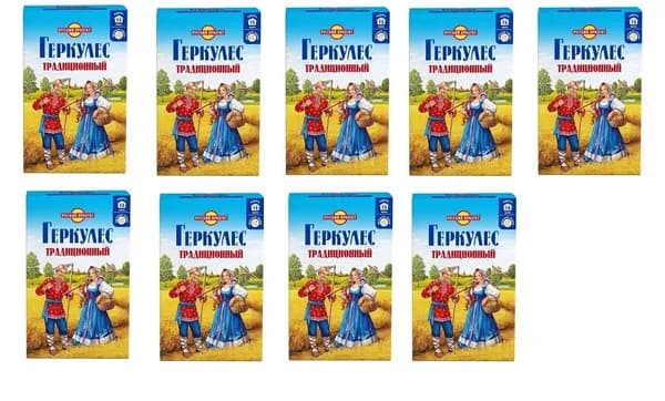 Русский Продукт Геркулес Традиционный, 420 г, 9 шт