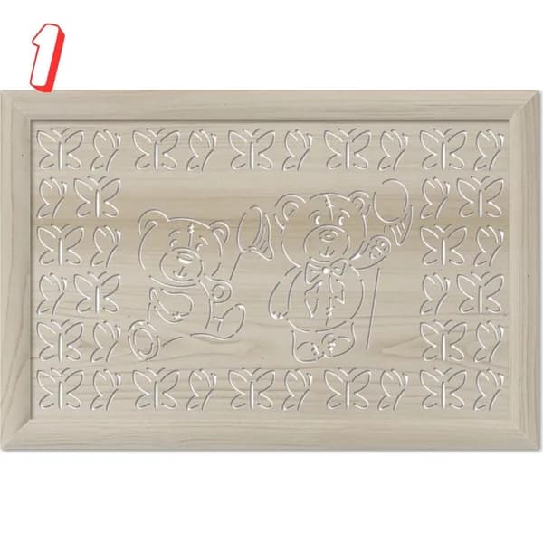 Экран для радиатора Мишки 90x60 см, дуб сонома v547244, (1 шт)