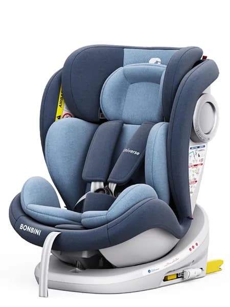 Автокресло детское от 0 до 36 кг, поворотное 360, Universe, голубой, isofix BONBINI BO-3231123