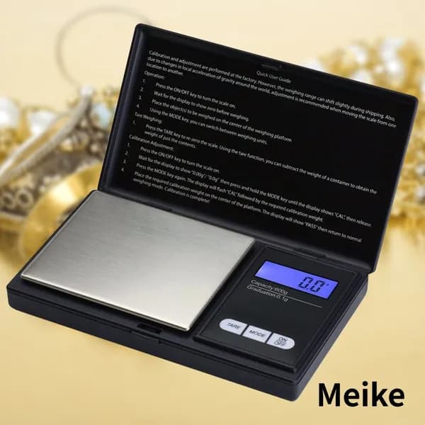 Точные мини-весы для ювелирных изделий 1000 г с точностью 0,1 г