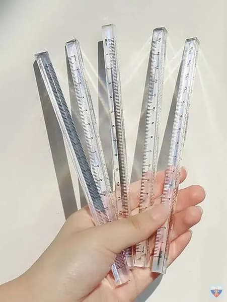15cm / 20cm Треугольник для студентов Прозрачная линейка