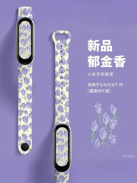 Ремешок для Xiaomi Mi Band 3/4 с рисунком