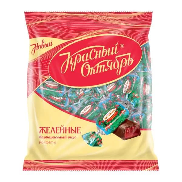 Конфеты Красный октябрь Желейные с барбарисовым вкусом 250г