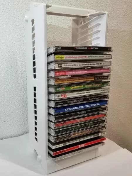 Подставка для CD дисков CD-21MT Sound Box на 21 бокс, белая