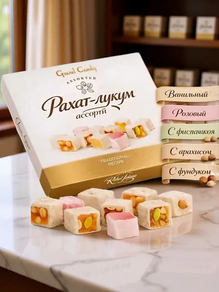 Рахат лукум ассорти, 800 г