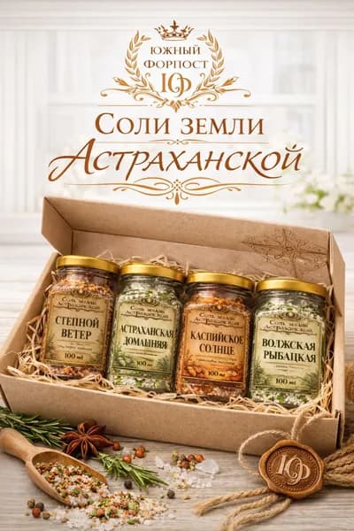 Коллекция солей Соль земли Астраханской.