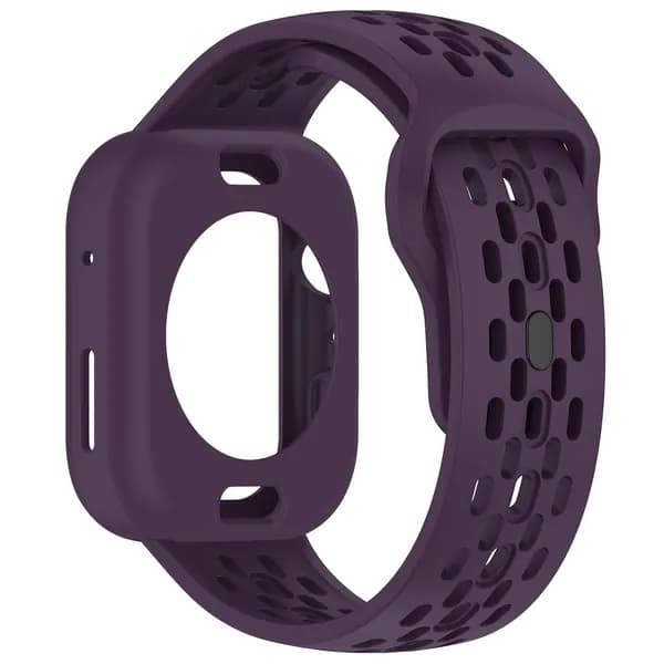 Силиконовый ремешок + чехол, совместимый с Huawei Watch Fit4, мягкий чехол с полным покрытием, удобный в носке