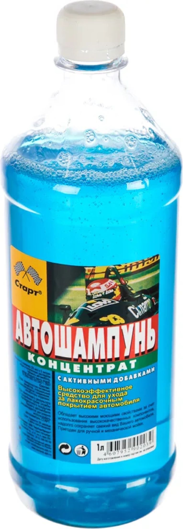 Автошампунь Старт для бесконтактной мойки, концентрат, 1л / автохимия
