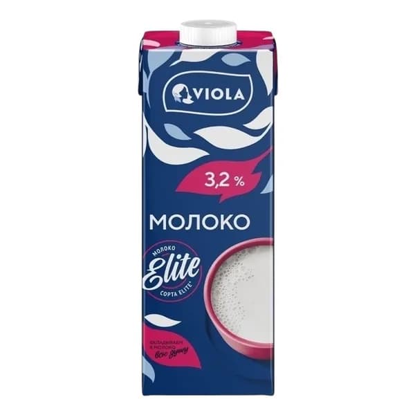 Молоко 3,2% стерилизованное 1 л Viola