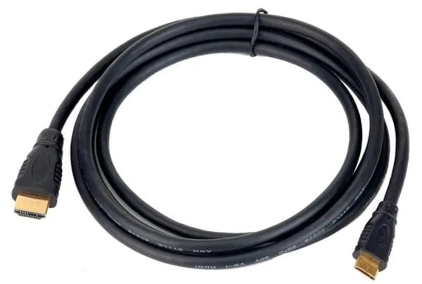 Кабель - переходник HDMI - mini HDMI - 1,8м /ver 1.4 с фер.кольцами и позолоченными контактами