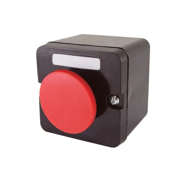 Кнопочный пост ПКЕ 222-1 красный гриб IP54, TDM SQ0742-0008 (1 шт.)