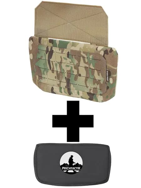 Абдоминальная панель с баллистическим пакетом (MOLLE) (СВМПЭ Бр1, С2) (Stich Profi), Мультикам