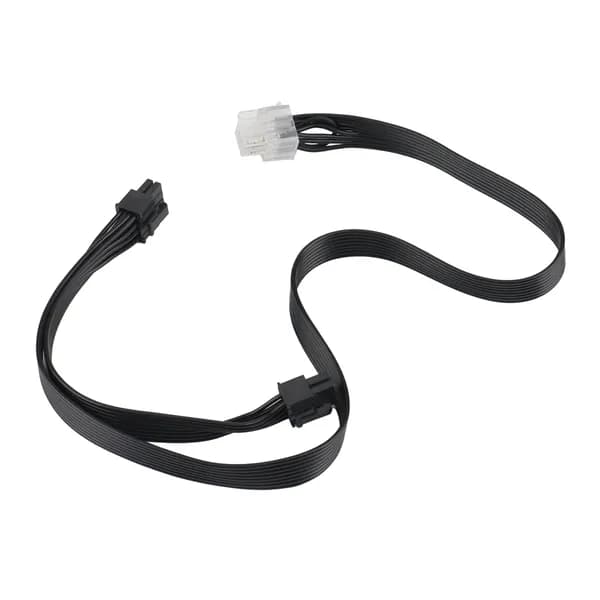 Кабель-адаптер 9Pin в PCI-E, двойной 8Pin (6+2) / для модульного блока питания LEADEX, 60+20 см