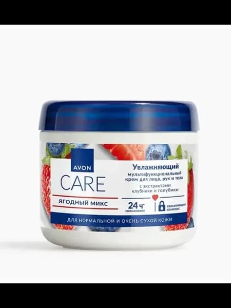 Care крем с экстрактами клубники и черники, 400 мл