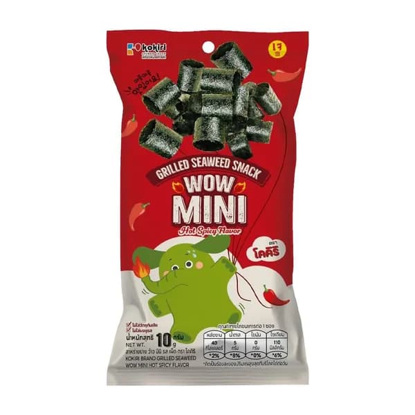 Роллы-гриль мини из морской капусты остро-пряные Kokiri, 10 г