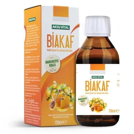 Биологически активная добавка Biakaf с цитрусовым и тимьяном, 150 мл.